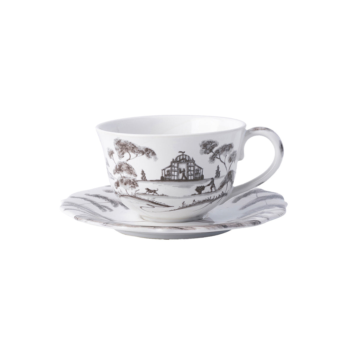 Country Estate Saucer - Flint Grey